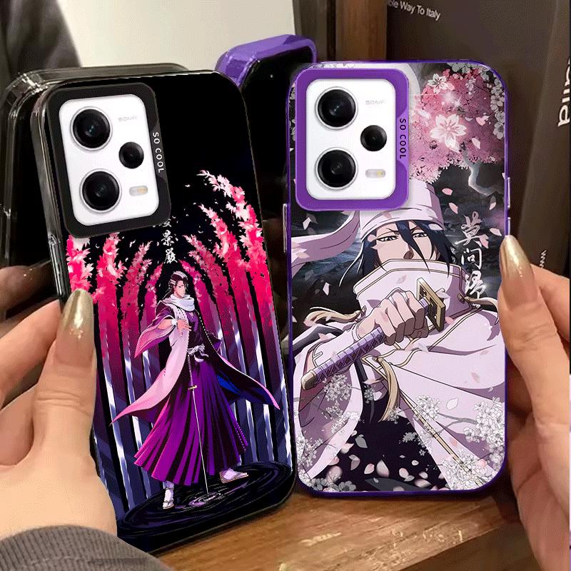 Bleach Kuchiki Byakuya Shockproof Phone Case for Xiaomi Redmi Note 15 14 13 12 Pro Plus 11 11S 11T 5G Cover Anti Fall Fundas