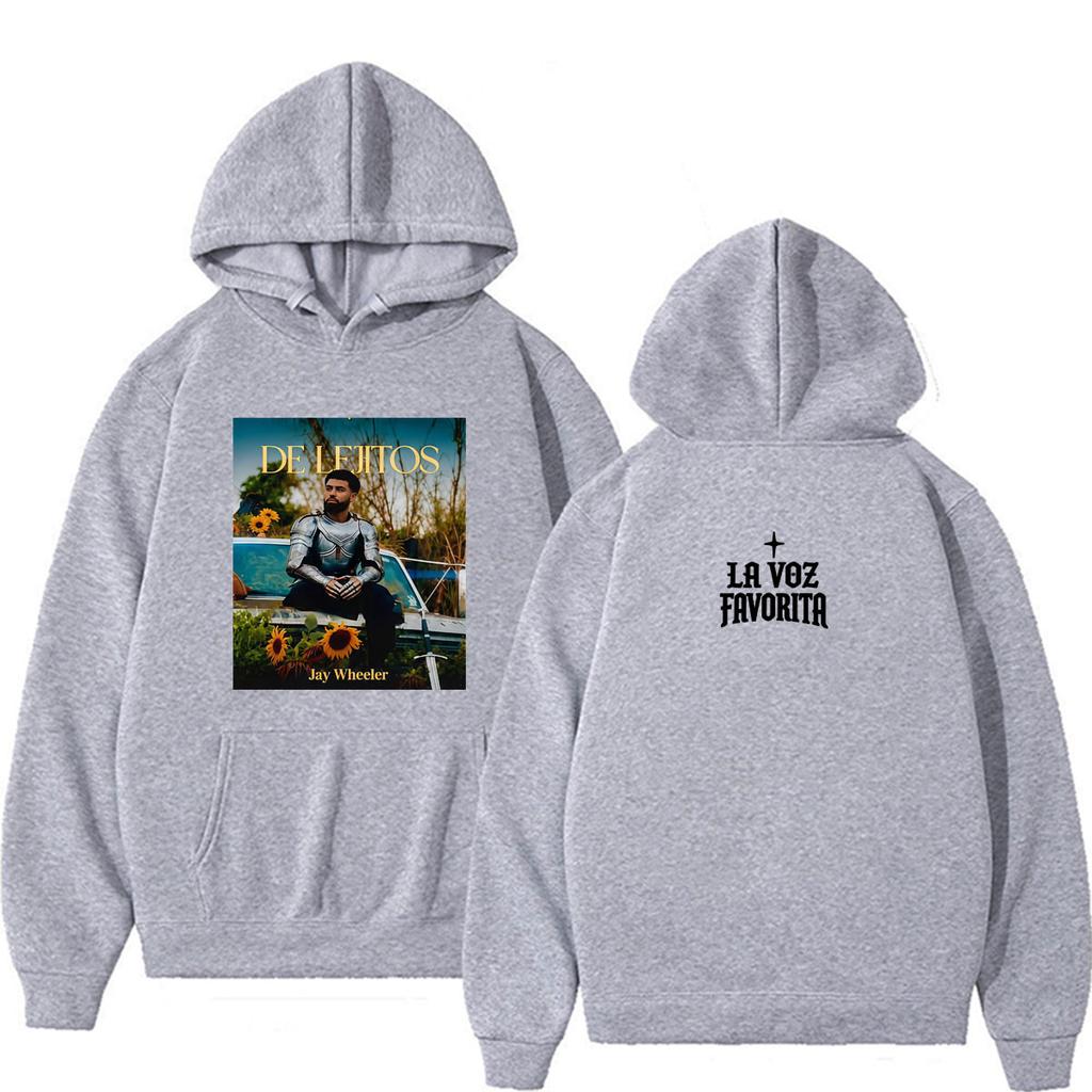 Unisex Woman'sJay Wheeler La Voz Favorita Album World Tour Hoodie Men Women Harajuku Hip Hop Fashion Sweatshirts Casual Cozy Oversized Hoodies