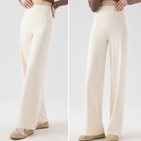 Women Yoga Pants High Waist Wide Leg Pants Breathable Lounge Trousers Spring Autumn Floor Length Pants for Women
