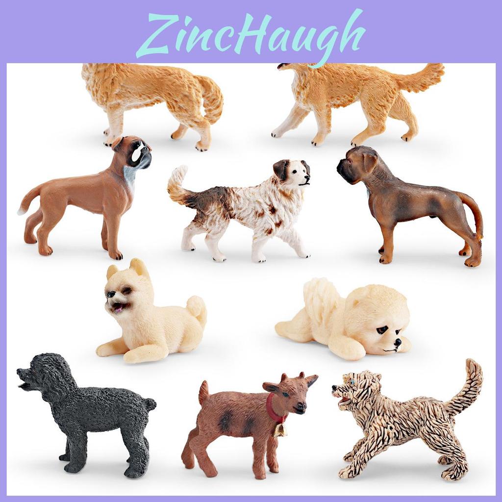 Golden Retriever Pvc Figure For Children Decorative Animal Miniature Gift