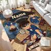 Custom Name Personalized Detective Conan Print Carpet, Versatile Home Decor Rug, for Playroom, Apartment, Balcony, Entryway, Hallway Gift