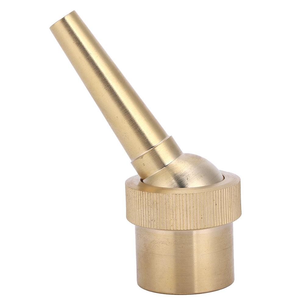 G1in DN25 Copper Multi Direction Straight Fountain Nozzle Fountain Spray Head for Pond Landscaping