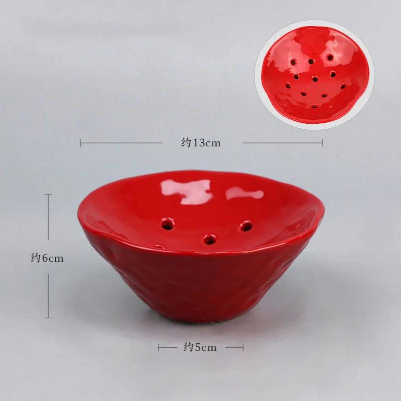Japanese Style Ikebana Holder Ceramic Lotus Shape Ikebana Flower Arrangement Vase Tea Table Zen Kenzan Flower Art Fixed Tool