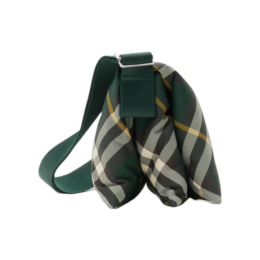 Burberry Pillow Adjustable Mesh Crossbody Bag With Magnetic Closure Men Messenger Bag Ivy-Green 80832911