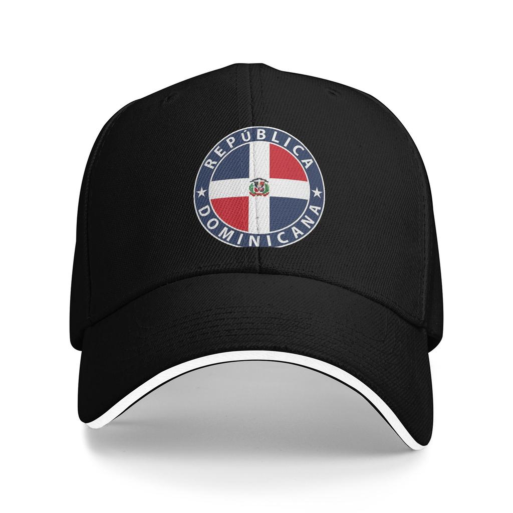 I Love Dominican Republic Heart Baseball Cap Vintage Sandwich Hat for Unisex Women Adjustable Dad Hat Outdoor