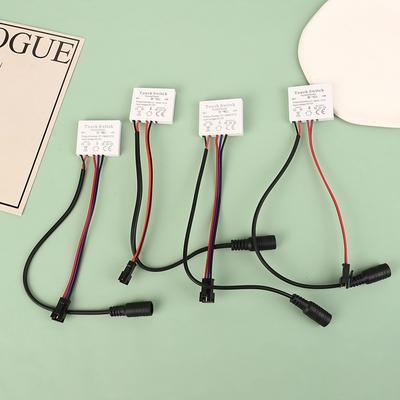 Touch Sensor Switch 12V 1/3A 24/36W Led Smart Single Key Mirror Light Switch Touch Dimmer Switch For Bathroom Mirror