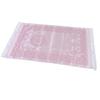 Pray Rug Soft Embroidered Thick Eid Ramadan Islamic Mat with Tassel Storage Bag Pray Beads for Women Men Children Meditation