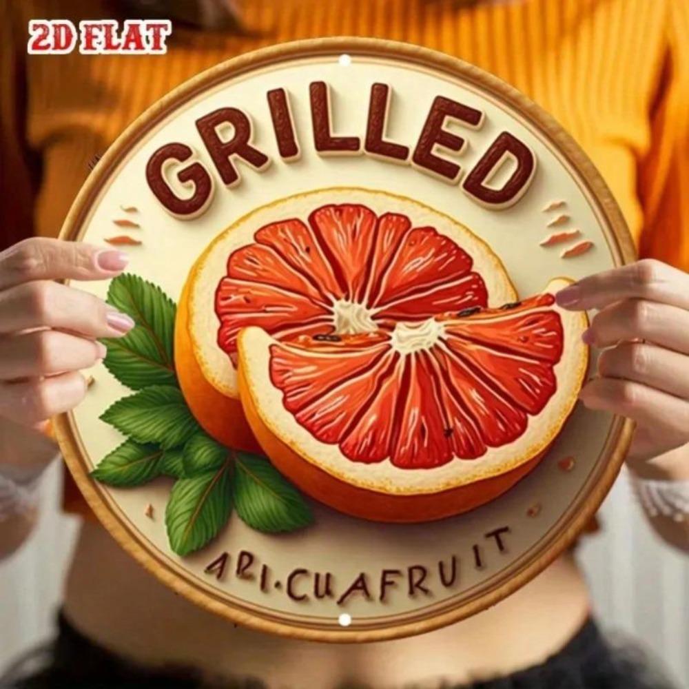 Vintage Metal Wall Art Sign for Restaurant Garage Decor