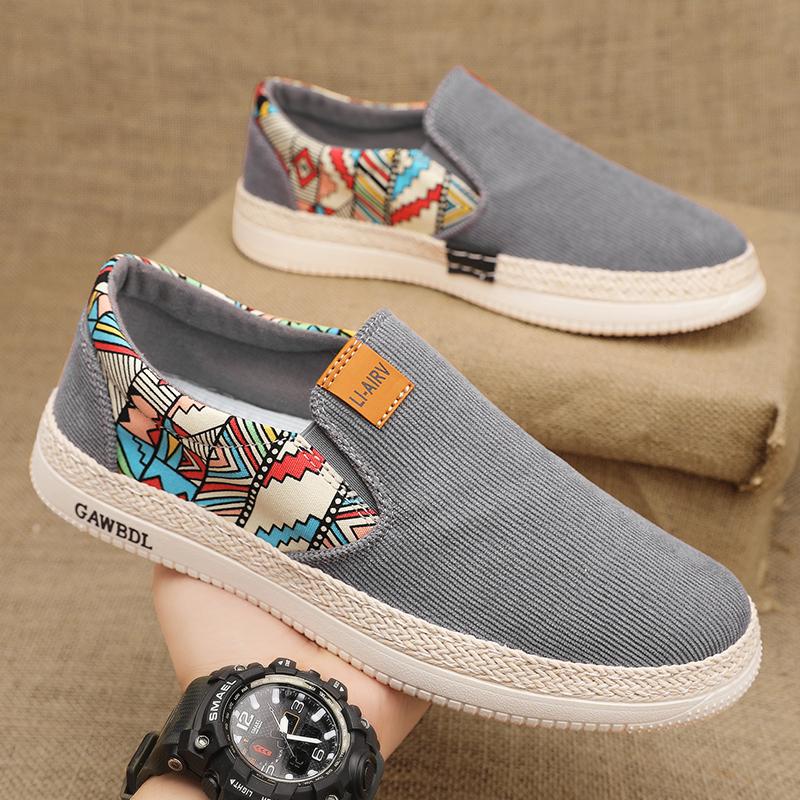 Látkové boty nová podzimní ležérní plátěné boty lasagne tenké trendy boty