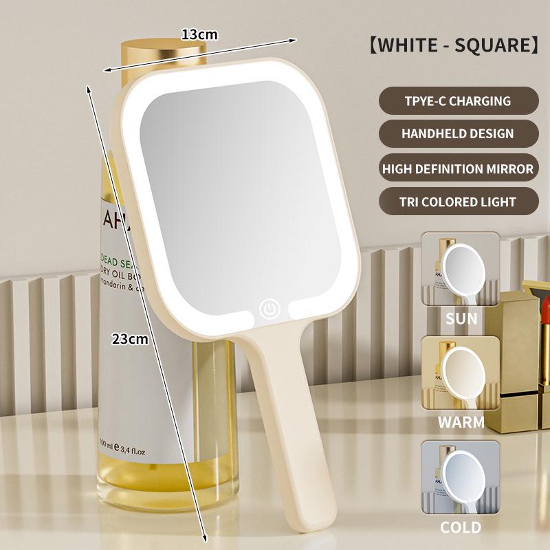 Portable Rechargeable LED Makeup Mirror with Light Fill