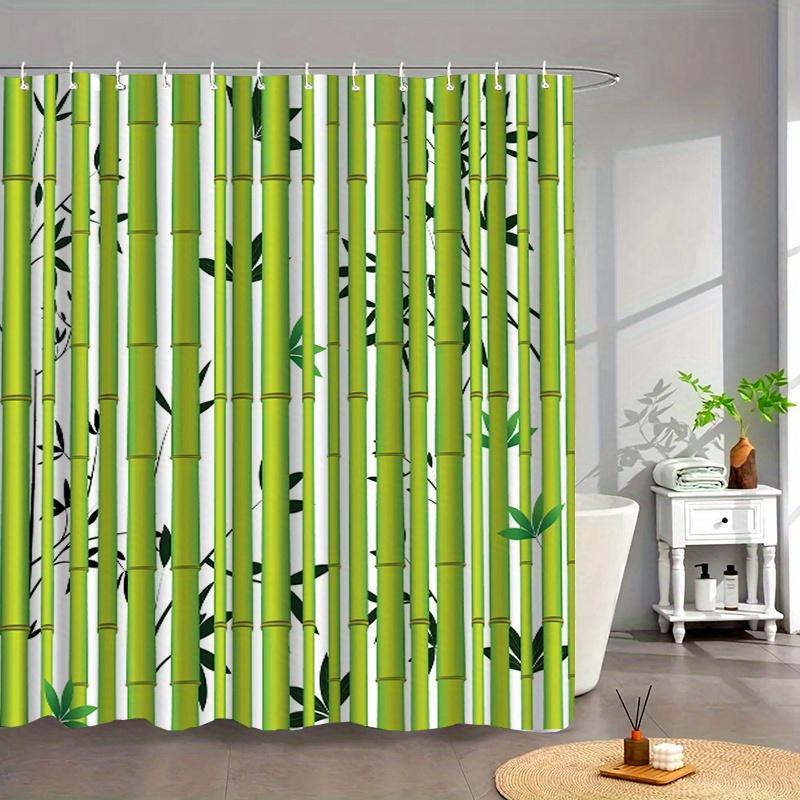 JIT1pcs Pattern Shower Curtain, High-end Elegant Bathroom Curtain, Multi-functional Curtain, Bathroom Decoration Pattern