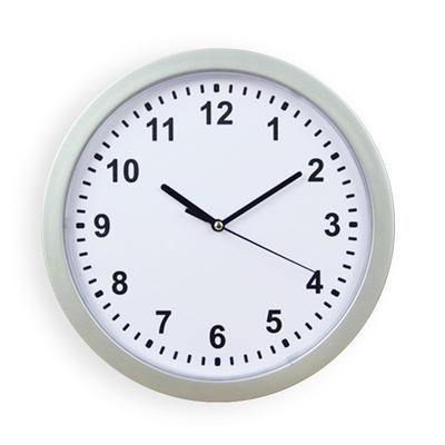 Wanduhr mit verstecktem Safe Vintage Groß Stauraum Rund für Schmuck Bargeld Handys Silber