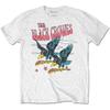 T-shirt The Black Crowes Corbeaux Volants Logo du Groupe Officiel Homme Blanc L