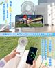 Handheld Fan Summer Cool To the Rapid Powerful Fan with Powerful Portable and Equipped with a Cooling LCD Battery Level Wind Speed Powerful and