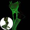 Lingerie Through Luminous Mesh Sexy Bodystocking Dessous Women Suit