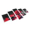 5Pcs Wall Art Painting Set Romantic Red Rose Frameless Painting Artwork Home Decoration
