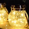 UOSU Solar Crackle Ball Garden Light