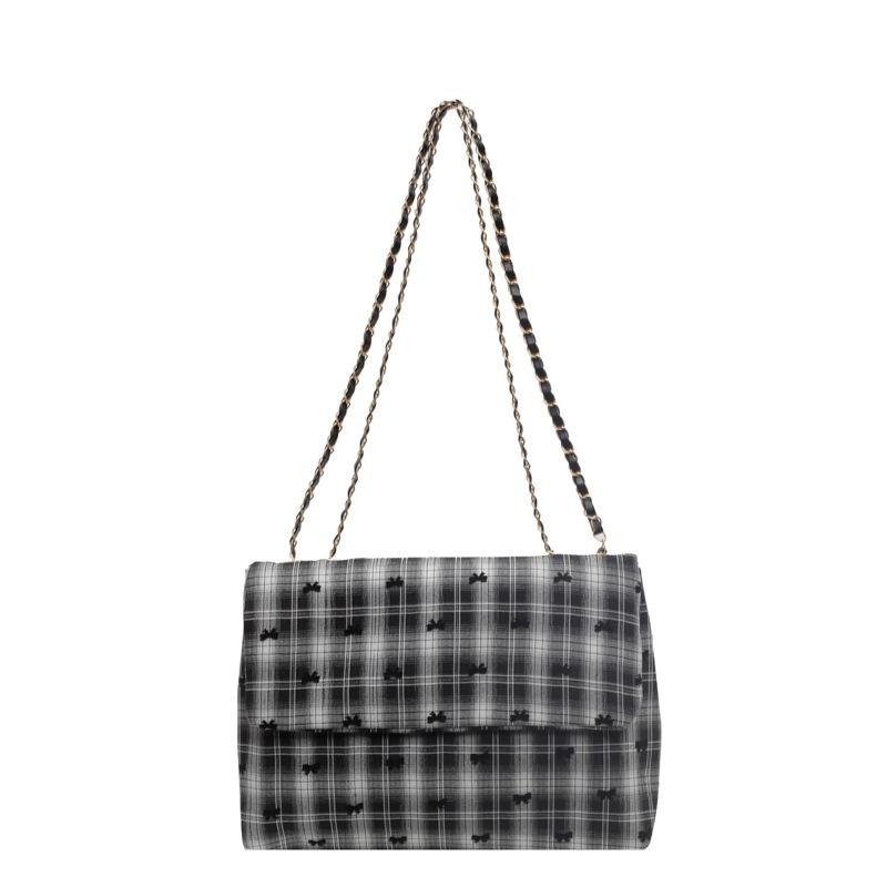 

Women s bag 2024 new trend lazy wind polka dot design fashionable large capacity commuter shoulder tote bag