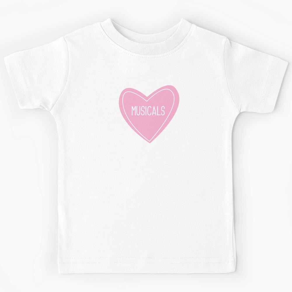 Musicals Heart Kids T-Shirt 110