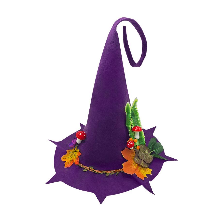 

Halloween Hats, Halloween Decorations, Halloween Parties, Purple Hats, Felt Craft Hats, Party Decorations, Cosplay Props One size