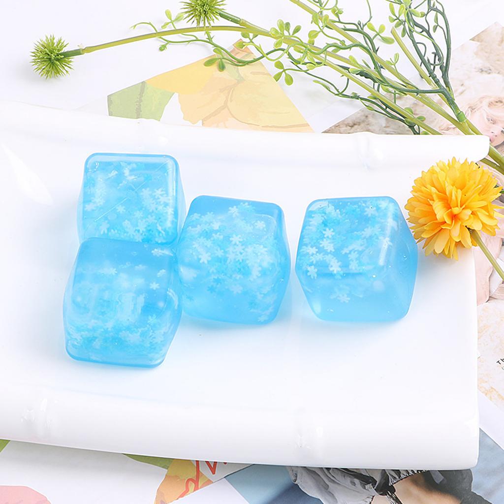Simulation Ice Block Slow Rising Toy Small Decompression Toy for Kids Stress Reliever Fidgets Presents