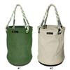 Canvas Tool Bucket Bag with Plastic Bottom Aerial Work Tool Bag Electrician All-Purpose Tool Bucket for Garden Tool
