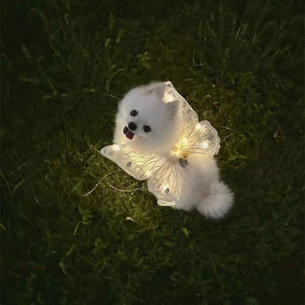 for Small Medium Dog Wing Butterfly Pet Back Decoration Cute Cat Accessories