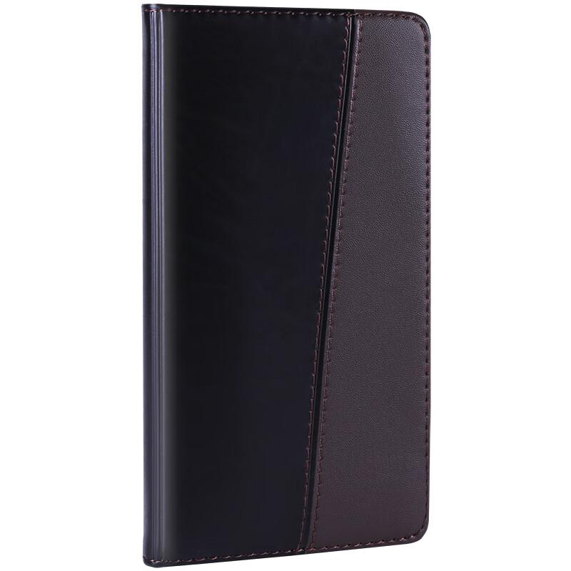 Deli 7913 PU Leatherette Notebook, 48K/120 Sheets