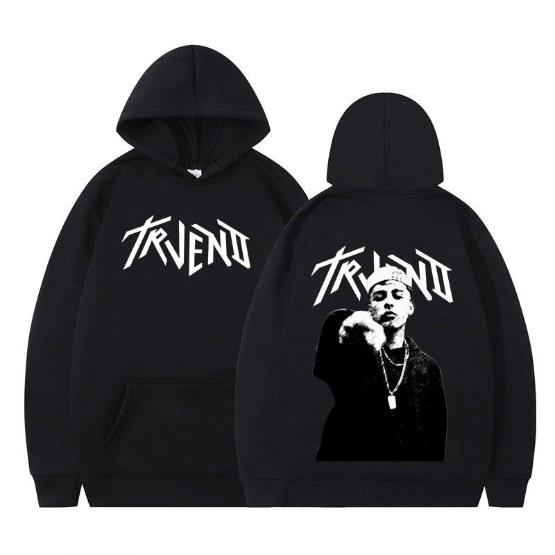 

Rapper Trueno Album Tour 2025 Punk Hoodie Fashion Men s Women Sweatshirts Long-sleeved Hip-hop Loose Casual Oversized Pullover 3XL
