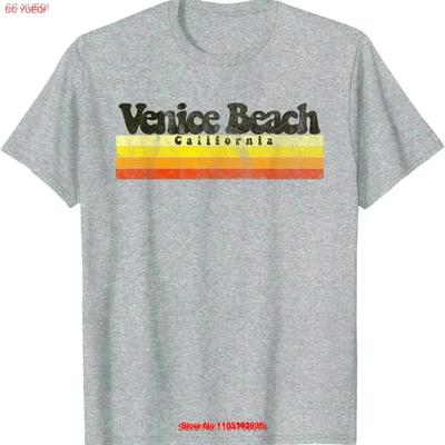Vintage 70s 80s Venice Beach Ca Retro T Shirt Slightly Stylish Fashion Top For Everyday Wear Homme Soft Vintage