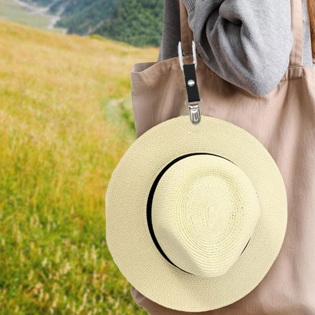 1 Pair Stylish Hat Clip Convenient Hat Clip Travel Accessory Practical Hat Keeper Suitable for Hat and Bag Storaging