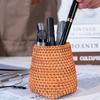 Vietnam Rattan Tea Caddy & Pen Holder Set