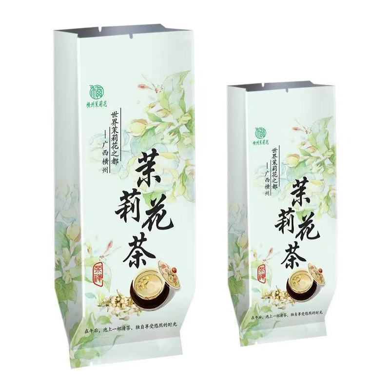 Classic China Jasmine Flower Tea Set Zipper Bags 250g/500g Jasmine Flower Green Oolong Tea Aluminum Foil Bag Recyclable Sealing
