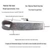 Forged Steel Blacksmith Hoe for Planting & Digging
