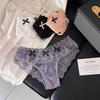 Low Waist Bowknot Lace Panties Japanese Style Mini Bow Underpants Breathable Thong for Women Lady