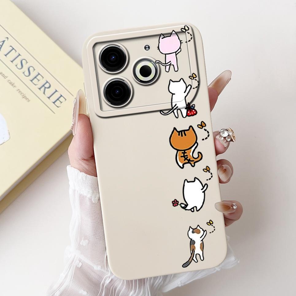 Fashion Painting Back Cover For Tecno Pova 6 Neo 4G Phone Coques Marble Avocado Moon Night Gothic Back Covers Pova6 Neo Soft Bag