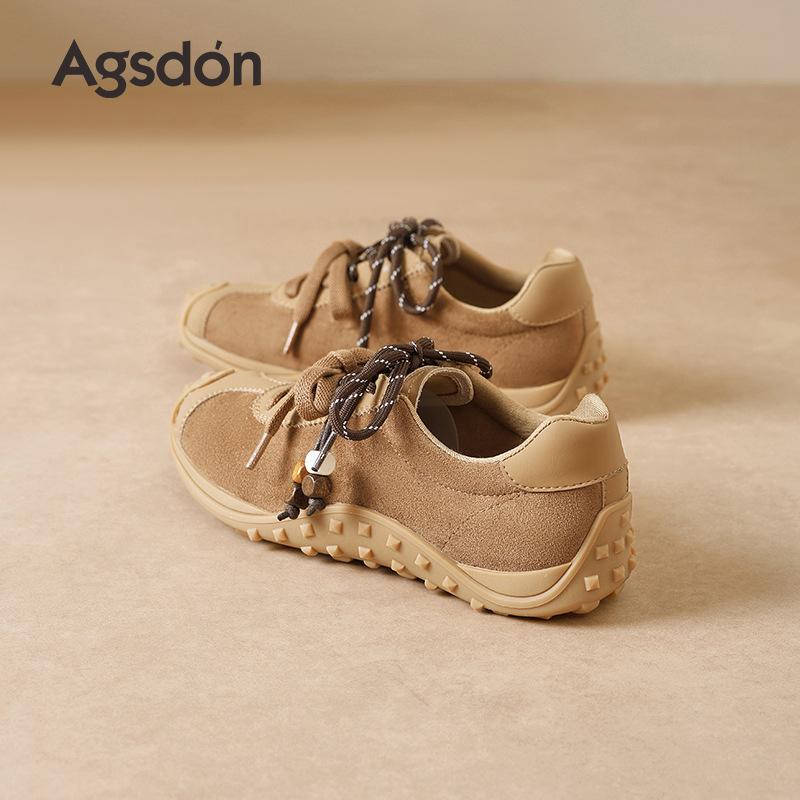 Augustine platform German training shoes women's 2025 new autumn retro ballet Forrest Gump sports shoes light casual shoes
