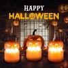 Foldable Halloween Pumpkin Lantern: Handheld LED Night Light for Festive Atmosphere