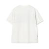 Fila Heritage Simple Fashion Classic Casual Comfortable Versatile Striped Knit Short Sleeve T-Shirt Men Tops Cloud-White F11M628120FWT