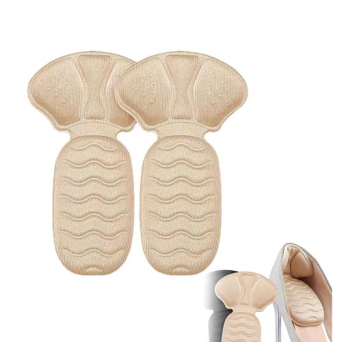JetWave T-Shaped Heel Pads for Preventing Blisters, Prevents Heels from Slipping Off, Customizable To Fit Most Shoes, Suitable for Leather Shoes, Snea