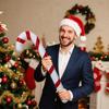 35 Inch Inflatable Christmas Candy Cane For Christmas Decorations, Outdoor Holiday Decorations