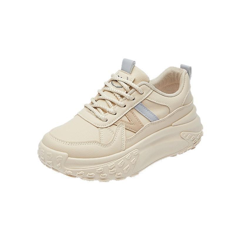 New Shoes Women's Autumn Girls' Sports Running Casual Street Shooting Thick-soled Height-increasing Shoes