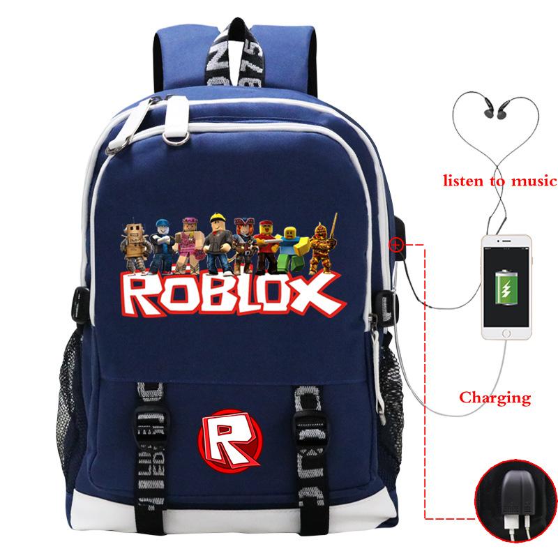 Game Merchandise Printed Backpack Usb Port Multifunctional Computer Bag