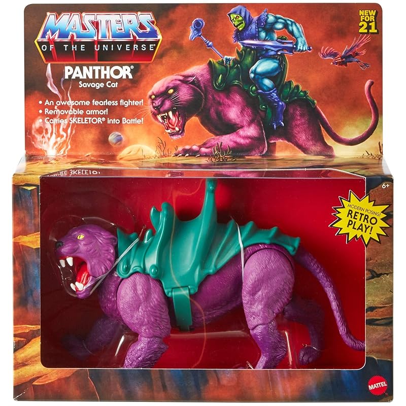 Mattel Masters of the Universe Origins 5.5-inch Action Figure Deluxe Pack Panther / MATTEL 2021 MASTERS OF THE UNIVERSE ORIGINS 5.5-inch Action Figure