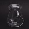 Nordic Home Decor Glass Candle Heat Resistant Oil Furnace Aroma Burner Holder Candlestick Vase Romantic Wedding Decoration