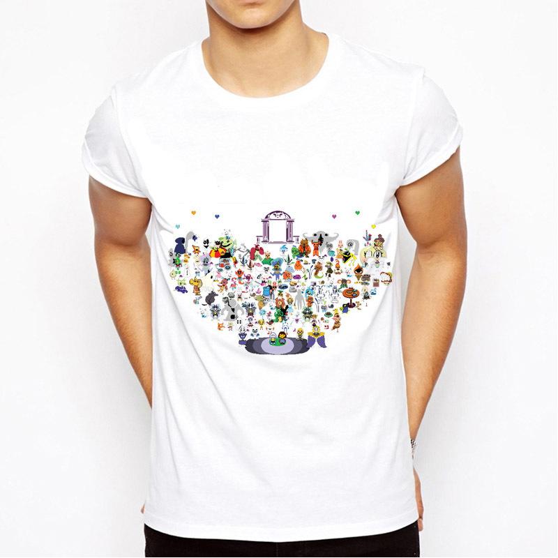 Undertale T-Shirt GAME Undertale sans and papyrus T Shirt Tees Shirt skull brother anime men/women t-shirt funny Tops