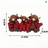 Scottish Cow Figurine Creative Design Resin Calf Decoration Love Themed Cow Figure Adorable Farm Creature Decoration Handmade