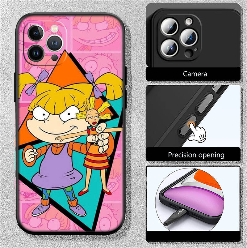 MH132 Rugrats New Shell Phone Case for Xiaomi Poco F5 F6 C40 C65 C55 C50 C51 M7 X7 C75 M6 C71 F7 C85 F8 Pro Ultra