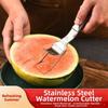 Rust-proof Watermelon Fork Cutter Stainless Steel Fruit Digging Tool Watermelon Cube Cutter  Summer