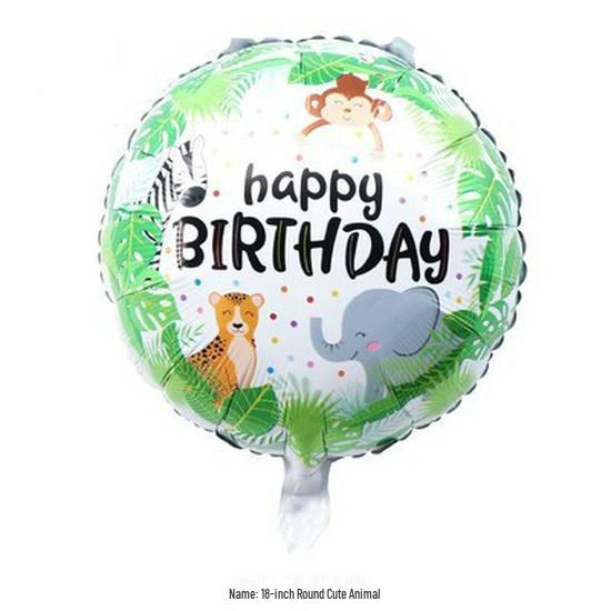 

Трансграничные мультяшные алюминиевые шары в виде животных: Пчела, Слон, Медведь, Зебра для детского дня рождения